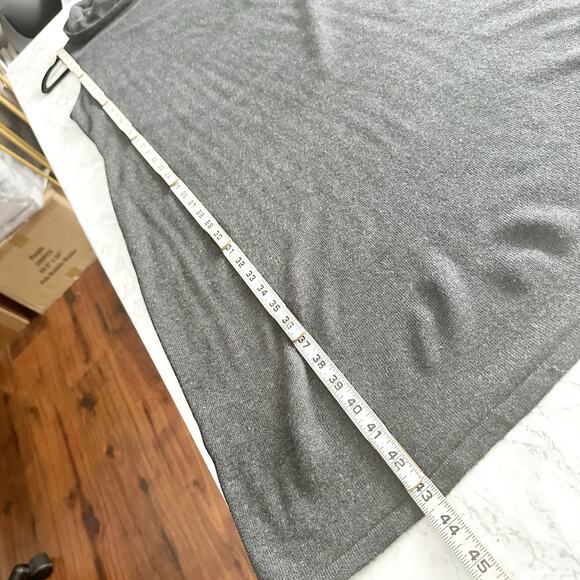 LRL Silk & Cashmere Sleeveless Gray Cowl Neck Midi Dress Women's Size XL - Picture 11 of 11